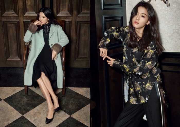 Чон Джи Хён позировала для октябрьского выпуска модного журнала "Vogue"