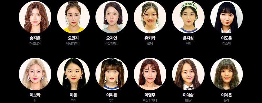 JTBC представил список конкурсантов второго эпизода шоу MIXNINE