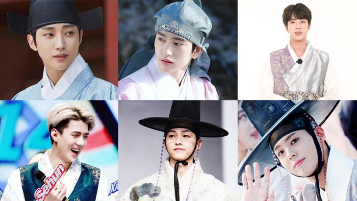 10 корейских знаменитостей, которым очень идет ханбок (мужская версия)