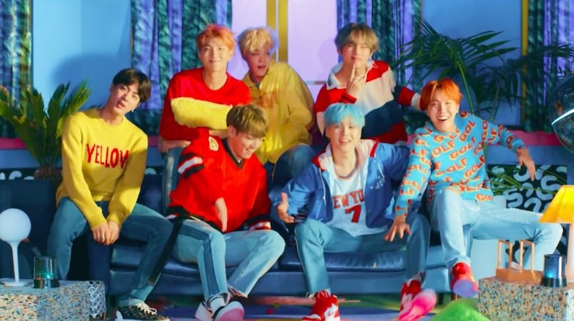 Клип BTS "DNA" ставит новый рекорд по просмотрам