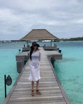 Хёмин из T-ara поделилась фото с отдыха на Мальдивах