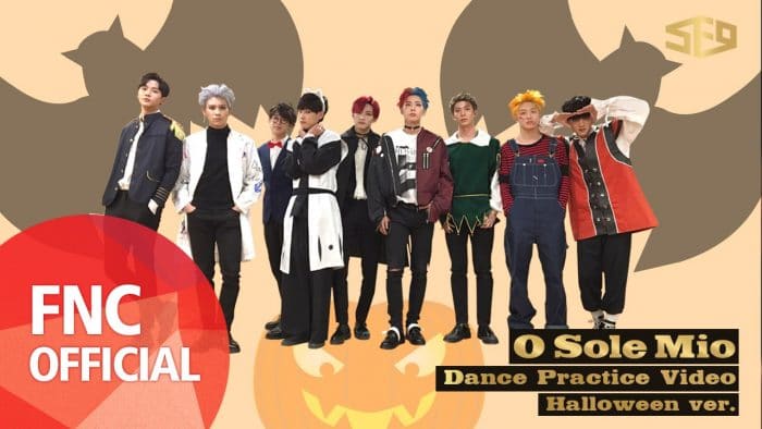 SF9 выпустили танцевальную практику "O Sole Mio" к Хеллоуину