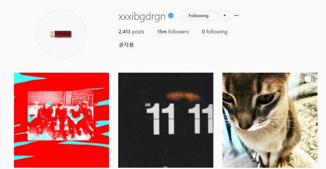G-Dragon стал самым читаемым корейским исполнителем в Instagram