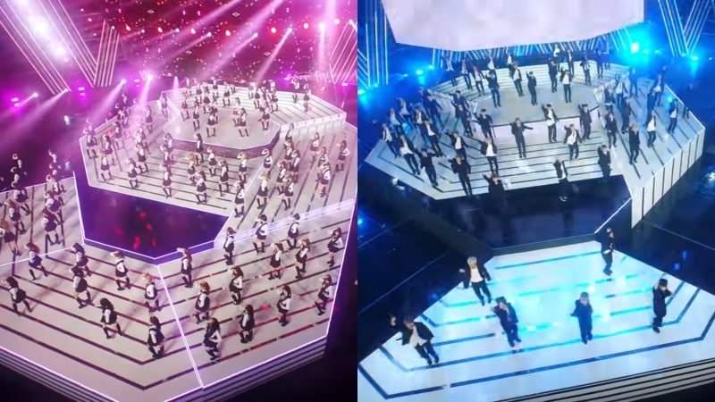 Мужская и женская версии песни "JUST DANCE" от участников шоу MIXNINE