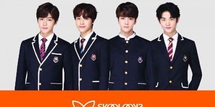 The Boyz были выбраны в качестве рекламных моделей школьной формы "Skool Looks"