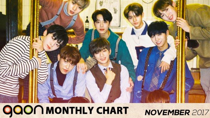 Рейтинг Gaon Chart за ноябрь 2017 года