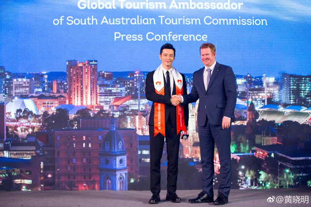 Хуан Сяо Мин стал послом по вопросам туризма Южной Австралии