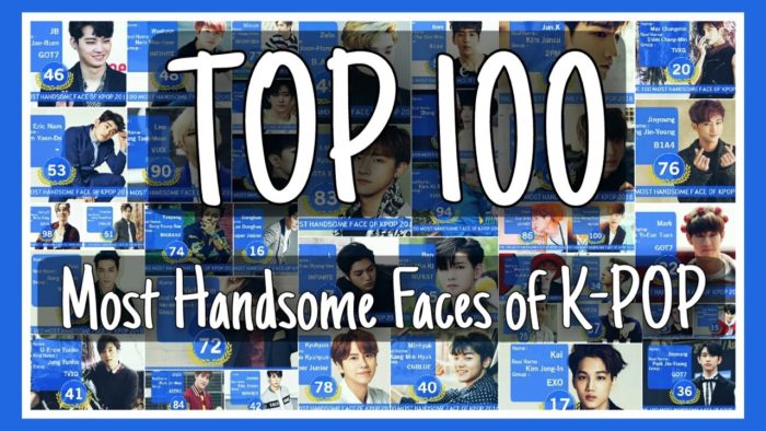 100 самых красивых лиц к-поп индустрии в 2017 году (мужская версия)