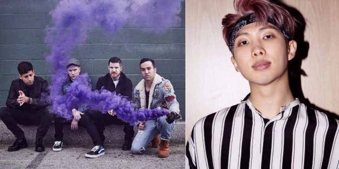 Лидер BTS RM поработал с американской группой Fall Out Boy