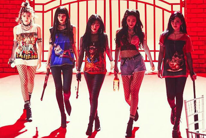 Red Velvet возглавляют чарты реального времени с песней "Bad Boy"