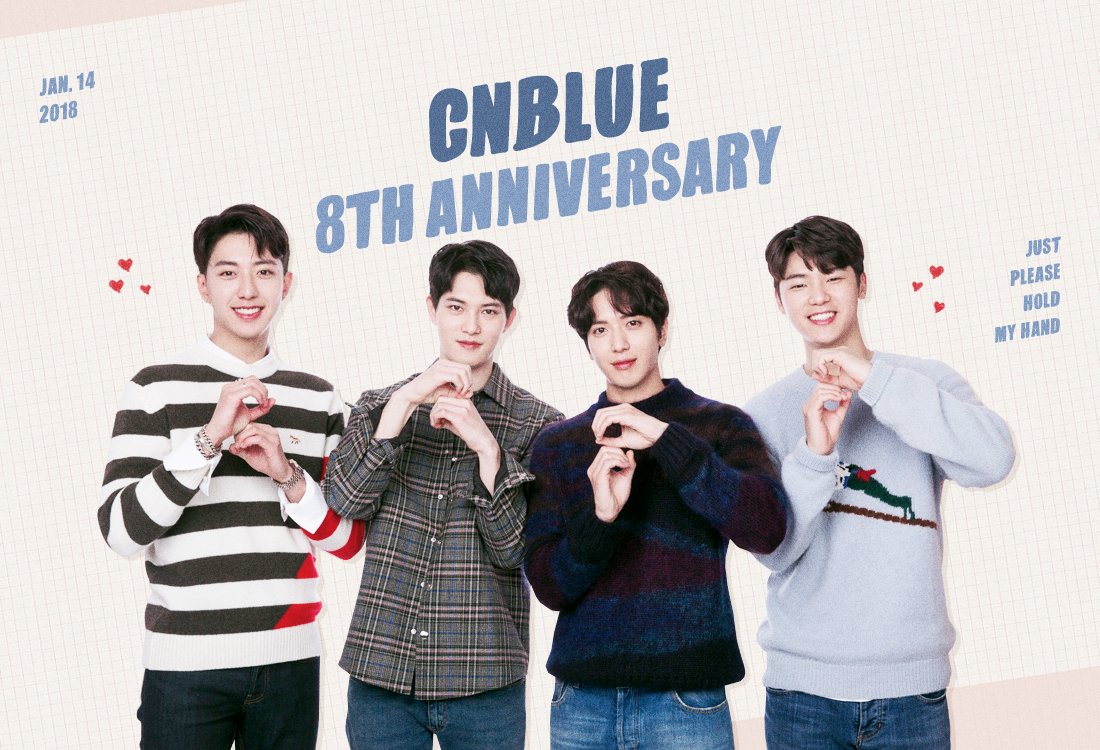 Участники CNBLUE отпраздновали восьмую годовщину с момента дебюта словами благодарности поклонникам группы.