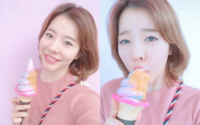 Санни из Girls' Generation рекламирует кафе-мороженое своих родственников в Америке