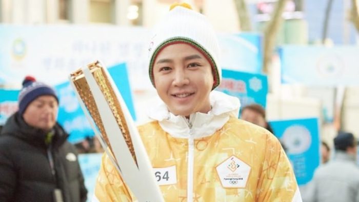 Чан Гын Сок принял участие в эстафете Олимпийского огня