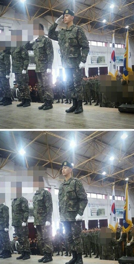В сети появились армейские фотографии Ким Су Хёна