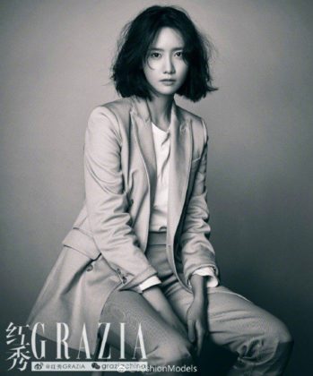 Юна из Girls' Generation позировала для китайского издания журнала "Grazia"