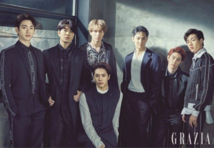 GOT7 появятся на обложке нового выпуска журнала "Grazia"