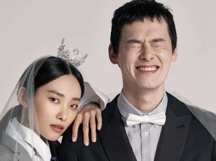 Ким Вон Джун и Квак Джи Ён в свадебной фотосессии для журнала "Elle Korea"