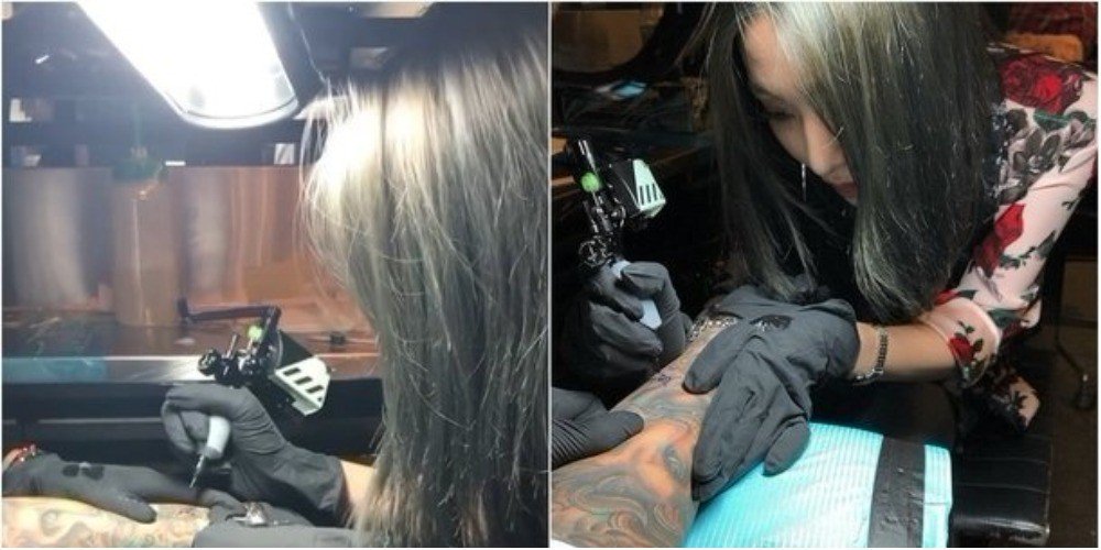 Тиффани из Girls' Generation стала тату-мастером? | YESASIA Девушка с Татуировкой на Пальце