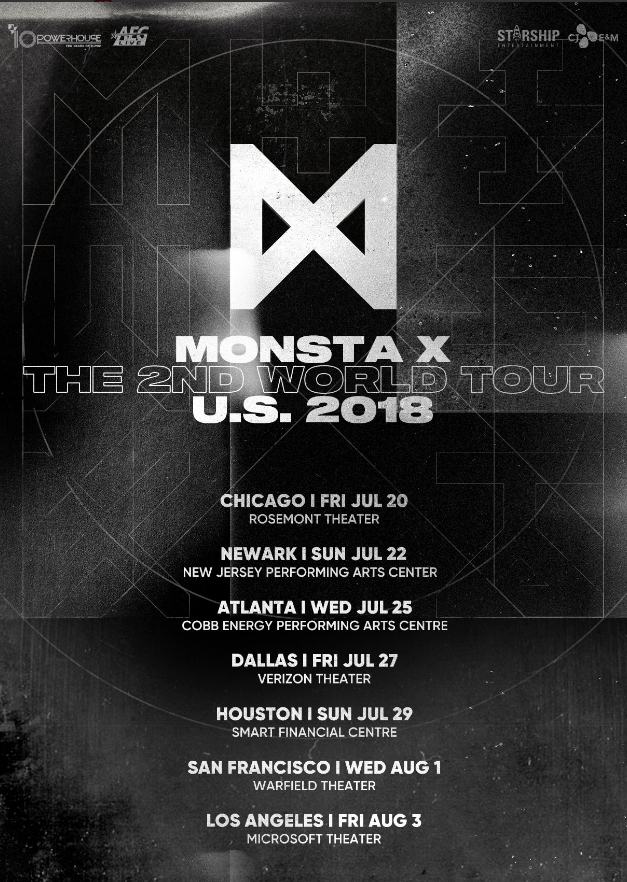 MONSTA X объявили даты первых концертов в рамках второго мирового тура