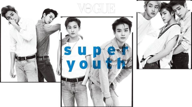 NCT U позировали для мартовского выпуска "Vogue"