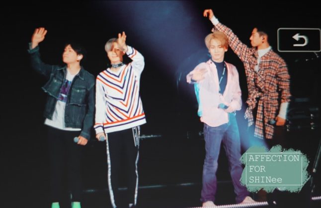SHINee провели свой первый концерт в составе четырех человек