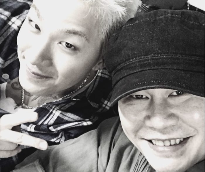 Ян Хён Сок пожелал Тэяну из BIGBANG хорошей службы