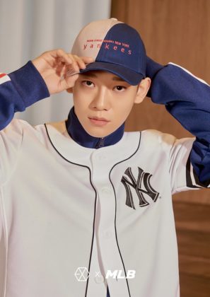 EXO стали новыми рекламными моделями для "MLB Korea"