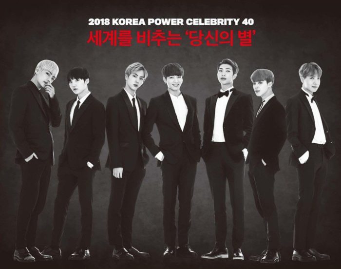 BTS появились на обложке Forbes + список 40 самых влиятельных знаменитостей Кореи
