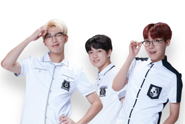 BTS в образе красивых одноклассников для рекламы школьной формы от «SMART»