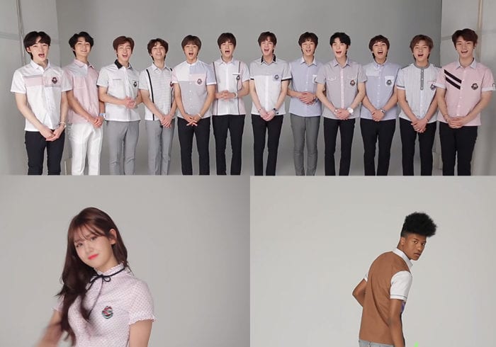 Чон Со Ми, Хан Хён Мин и The Boyz в закулисных видео рекламы школьной формы Skool Looks
