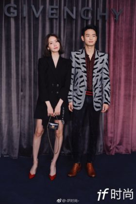 Минхо и Юна присутствовали на модном показе "Givenchy Spring 2018 Couture Collection" в Париже