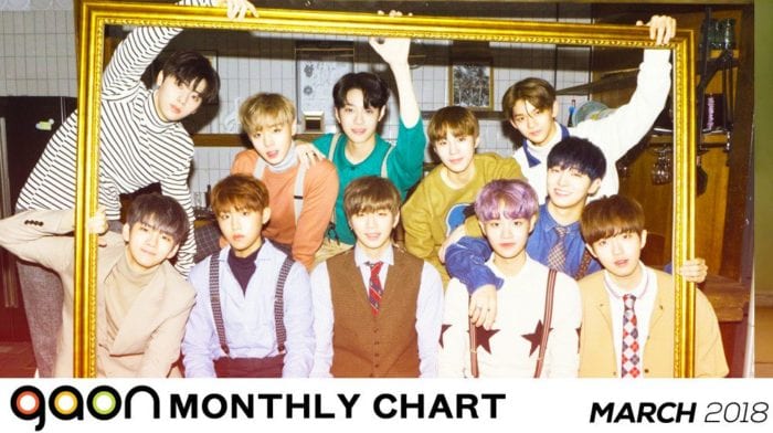 Рейтинг Gaon Chart за март 2018 года