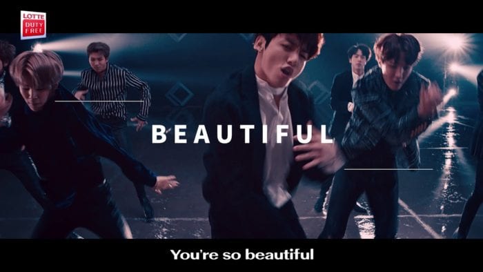 BTS и Lotte Duty Free выпустили клип "You’re So Beautiful" в рамках совместного проекта