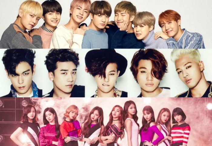K-Pop группы, заработавшие наибольшее количество денег в Японии за 2017 год