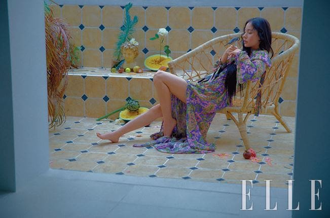 Мин Хё Рин в фотосессии и интервью для журнала "ELLE"