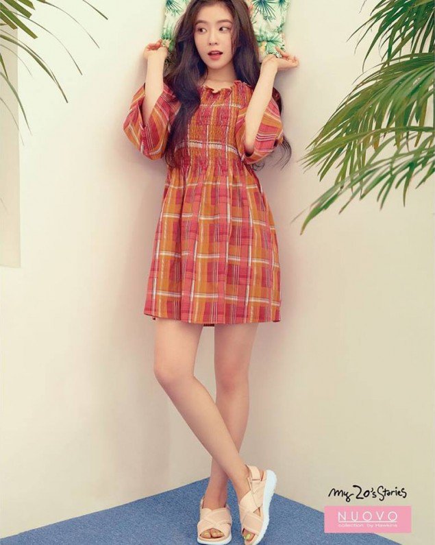 Милый и летний образ Айрин из Red Velvet для бренда Nuovo