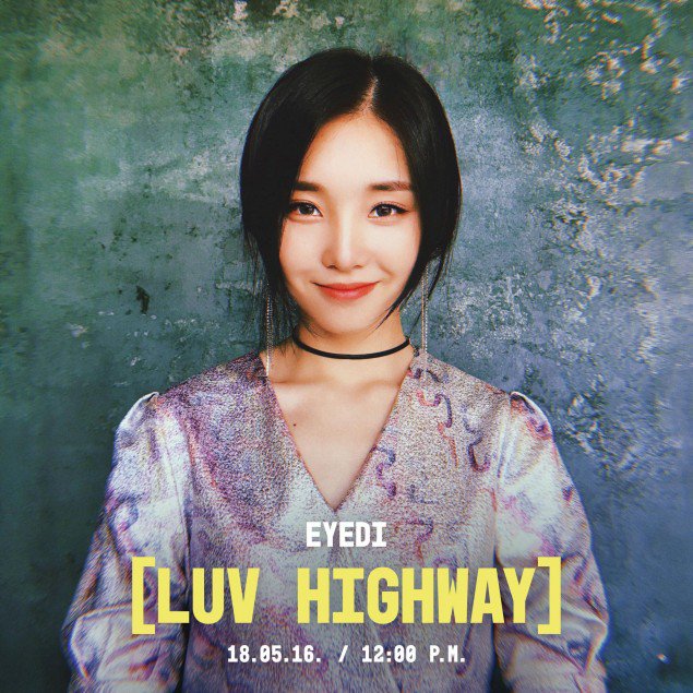[РЕЛИЗ] Сольная певица Eyedi опубликовала фото-тизер к своему возвращению с "Luv Highway"