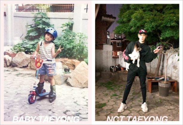 Парни из NCT воссоздали свои детские фотографии к Дню детей