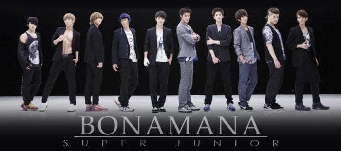 Видеоклип Super Junior на песню "Bonamana" набрал более 100 миллионов просмотров