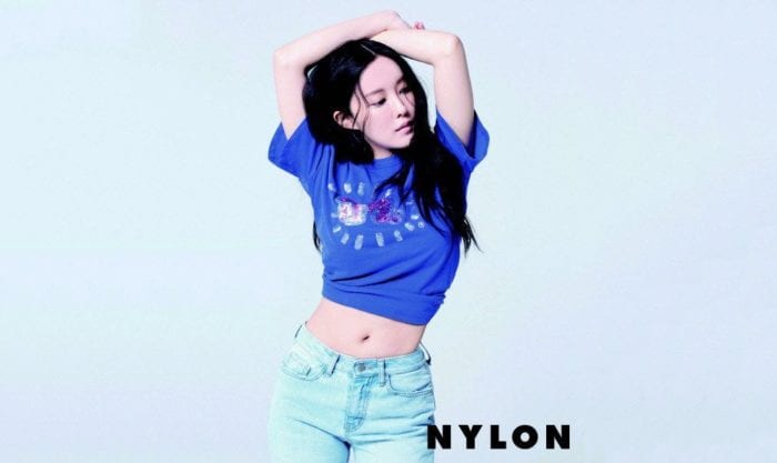 Хёмин позировала для июльского выпуска журнала "Nylon"