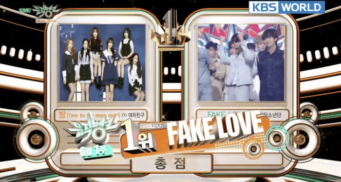 BTS получили шестую награду за "Fake Love" на "Music Bank"