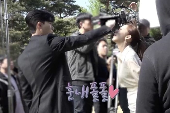 Пак Со Джун и Пак Мин Ён прекрасно проводят время во время съёмок дорамы "Что случилось с секретарём Ким?"