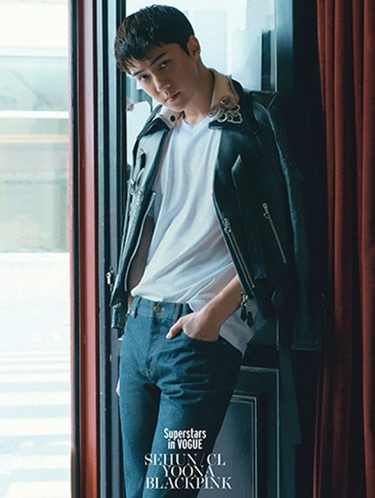 Сехун (EXO) попал в историю журнала Vogue Korea