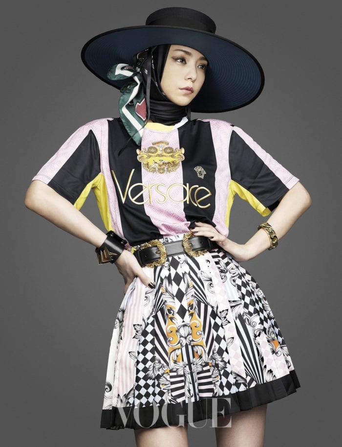 Намие Амуро в своей последней фотосессии для Vogue Taiwan