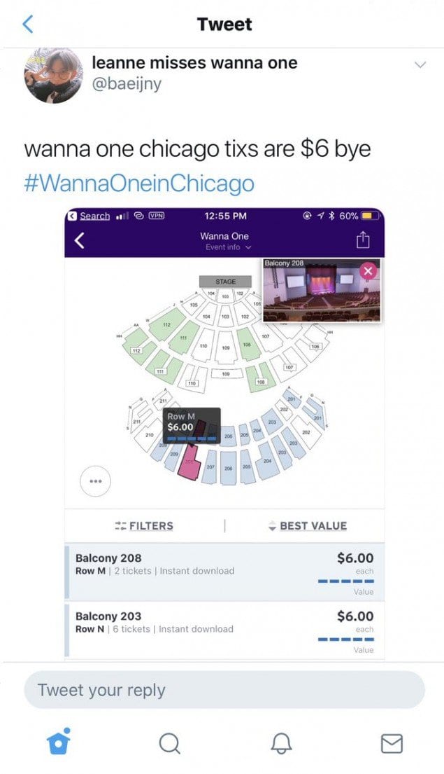 Билеты на концерт WANNA ONE всего лишь за 6 долларов?