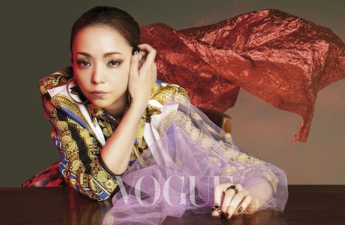 Намие Амуро в своей последней фотосессии для Vogue Taiwan