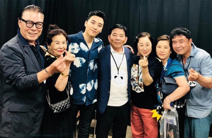 Родители участников BIGBANG поддержали сольный концерт Сынри