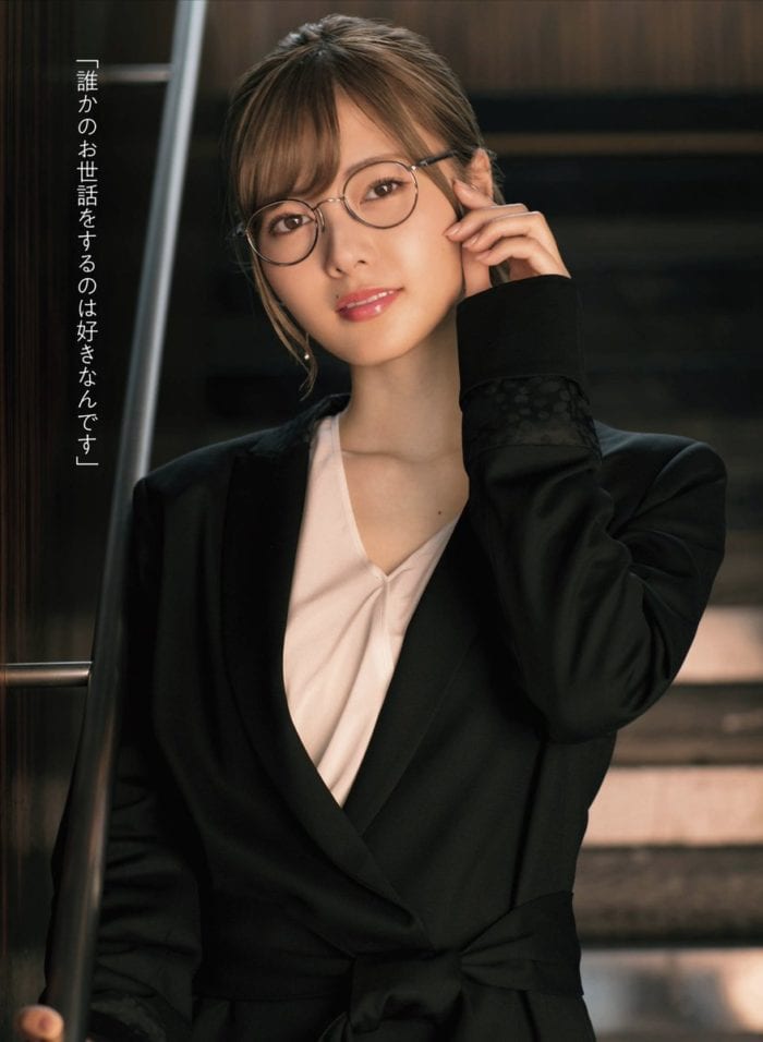 Шираиши Маи Nogizaka46 для журнала Goethe