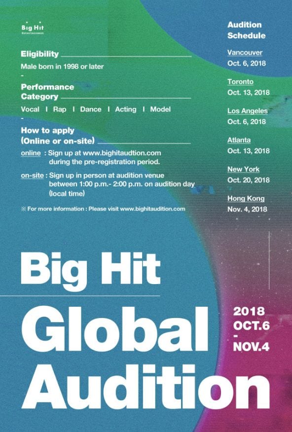 BigHit Entertainment объявили о глобальном прослушивании