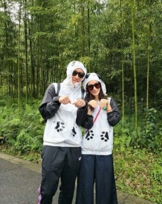 Ханген (бывший участник Super Junior) и Селина Джейд на свидании с пандами